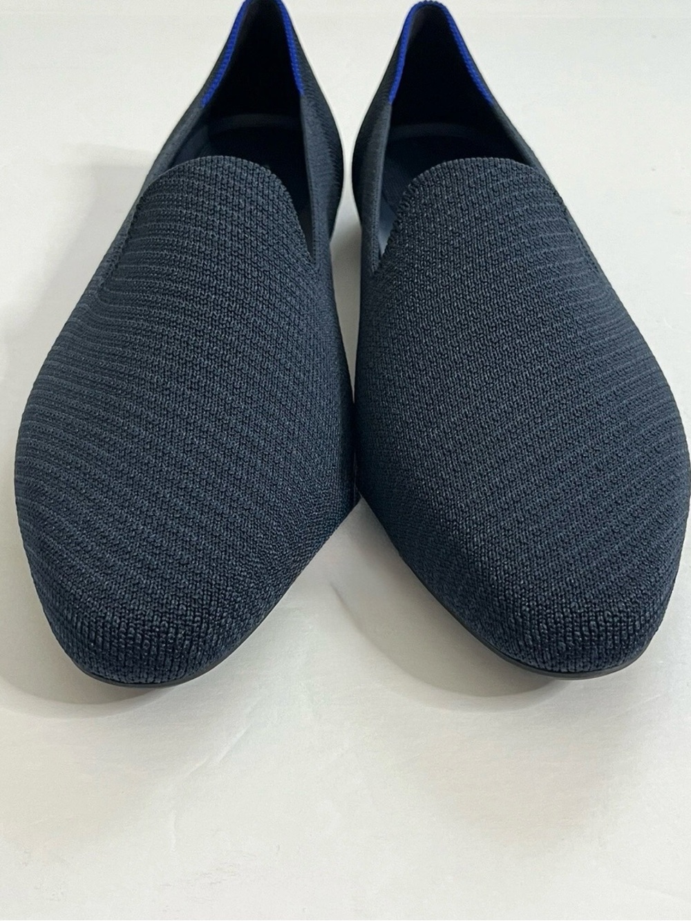 Rothy’s The Almond Loafer Navy Twill Slip On Shoe Size 10 - Picture 6 of 10
